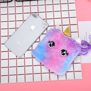 Portamonete in peluche a forma di unicorno, piccoli articoli da venditore ambulante per influencer, borsa portaoggetti per accessori da ragazza - Product Image 4