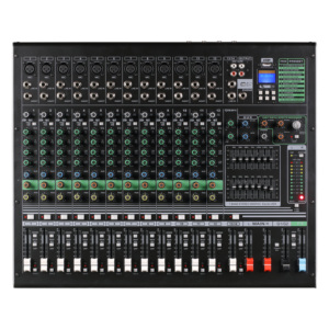 มิกเซอร์ดิจิตอลสำหรับดีเจมืออาชีพ CrossTop BE-32 32 แชนแนล พร้อมเอฟเฟกต์ DSP 16 แบบ อินเทอร์เฟซ USB ตัดเสียงรบกวน รองรับอุปกรณ์ 8 เครื่อง - Product Image 4
