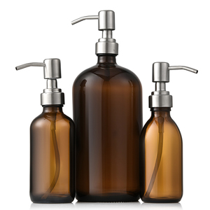 16oz hổ phách Boston Vòng 250ml 500ml chai Xịt Thủy Tinh với kích hoạt Phun hàng đầu - Product Image 6