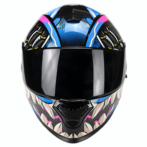 Prezzo di fabbrica con <span class=keywords><strong>teschio</strong></span> nero per caschi integrali unisex per tutte le stagioni e caschi da motociclista integrali. - Product Image 5