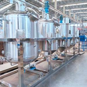 Vegetable Mini Small Scale Edible Coconut Palm Kernel Cooking Oil Refinery Refining Bleaching Machine Price - Product Image 2