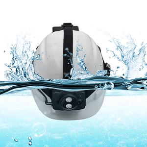 An ninh dual-máy ảnh Mũ bảo hiểm ghi video 2K WIFI/4G cử chỉ điều khiển ánh sáng đèn pin cho khai thác mỏ & Xây Dựng - Product Image 1