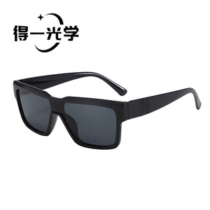 <b>Square</b> <b>Frame</b> <b>Sunglasses</b> UV400 PC Material Unisex Driving Outings Cycling - Product Image 1