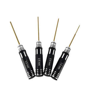 4in1 Screwdriver Hexagon <strong>Head</strong> 1.5 2.0 2.5 3.0mm HSS Titanium Coated Hex Screw Driver Tools Set Kits <strong>RC</strong> FPV Drone <strong>Helicopter</strong> Car - Product Image 1