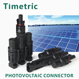 T3太陽光発電コネクタソーラープラグからPVソーラースプリッター30A太陽光発電パネル用1000VDC防水コネクタ