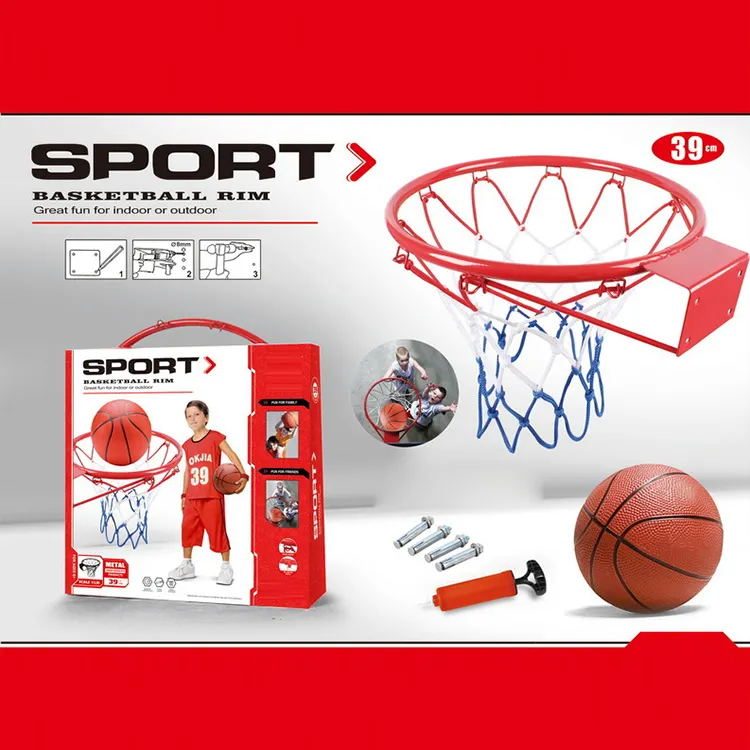 Groothandel Aangepaste Outdoor Professionele Hoge Kwaliteit Uiterlijk Basketbal Ring Indoor Game Kindersport