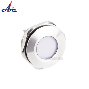 12mm Anti-vandal LED Metal Signal Lamp Waterproof 8mm indicator