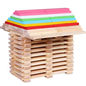 <span class=keywords><strong>Juego</strong></span> de 100 Bloques de Construcción de Madera, Rompecabezas para Niños, <span class=keywords><strong>Juego</strong></span> de Mesa <span class=keywords><strong>Educativo</strong></span> Temprano para Niños de <span class=keywords><strong>3</strong></span> <span class=keywords><strong>Años</strong></span> - Product Image 3