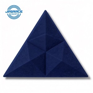 Panneaux acoustiques décoratifs en feutre PET 3D sculpturaux Jagrace, dalles murales insonorisantes pour hôtels de luxe et cinémas - Product Image 5