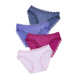Sous-vêtements pour femmes, string sans couture, quotidien, uni, vente en gros, doux, respirant, coton, ajustement lisse, OEM, approvisionnement international - Product Image 5
