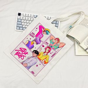 Bolsa de Lona K-pop para Presentes de Meninas em Concertos, Pronta para Envio em Grande Quantidade - Product Image 5