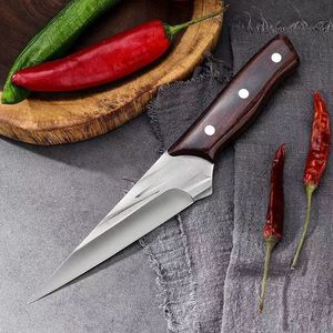 Sharp, forged stainless steel <b>knife</b> for deboning and butchering, used by butchers to cut meat, slaughter cattle and sheep, and - Product Image 3