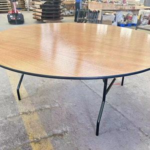 Bán Buôn 150 Cm 60 Inch Tiệc Cưới Ăn Uống Có Thể Gập Lại 5ft Vòng Gỗ Gấp Bảng Cho Các Sự Kiện - Product Image 1