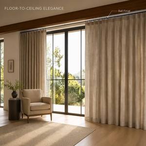 <span class=keywords><strong>Tringle</strong></span> à rideaux coulissante moderne en alliage d'aluminium Botai BT-2611, simple/double, <span class=keywords><strong>fixation</strong></span> latérale, longueur personnalisable, durable - Product Image 6