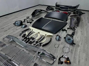 Kit de carrosserie de vente chaude pour Bentley Continental Gt Flying Spur mise à niveau voiture pare-chocs moteur capot jupe latérale garde-boue phare Bodykit - Product Image 2
