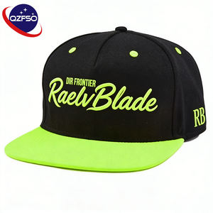 Casquettes Snapback QZFSO personnalisées avec logo brodé 3D, haute qualité, 5 panneaux, unisexe, acrylique, visière plate classique, style hip-hop, casquette de baseball - Product Image 1