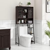 Meuble de rangement en bois pour toilettes, étagère de présentation pour salle de bain, toilettes, buanderie