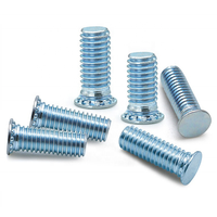 Fabricant M5 M6 M8 Longueur 8-35mm Tête affleurante Goujons à sertir Vis à riveter à pression métrique Vis à sertir
