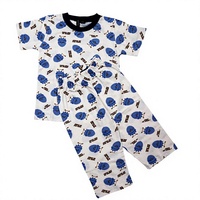Conjunto de Pijama de Manga Corta con Doble Botonadura de Spiderman para Niños, Unisex, 100% Algodón, Transpirable, de Secado Rápido, Ropa de Dormir de Otoño con Pantalones