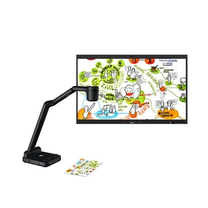 Scanner portátil dobrável A4 para sala de aula e conferência, câmera interativa compacta e de alta qualidade para docentes