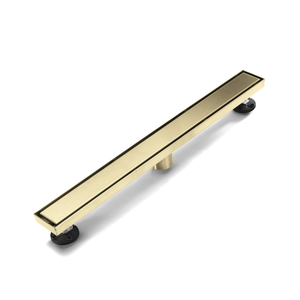 ตะแกรงระบายน้ำพื้นห้องน้ำสแตนเลส 304 ขนาด 24 นิ้ว ยี่ห้อ <span class=keywords><strong>Neodrain</strong></span> รุ่นยอดนิยม แบบเส้นตรง พร้อมขอบปิด ดีไซน์ทันสมัย - Product Image 2