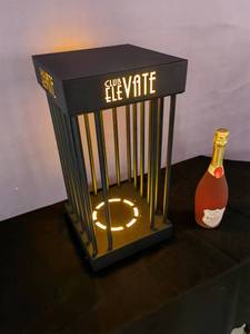 RICHSHINING Rechargeable Acrylique Led Glorifier Champagne Chandon Cage Présentoir De Bouteilles Pour Discothèques De Mariage Ktv Party - Product Image 3