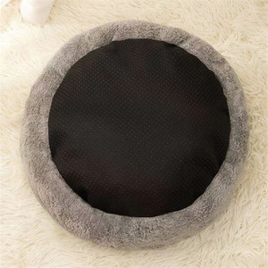 Lit pour animaux de compagnie, canapé pour chaton, coussin en peluche, lit pour animaux de compagnie quatre saisons pour chiens et chats, tapis doux, lit rond chaud pour chat - Product Image 6