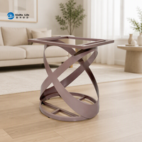 Pieds de table à café et à dîner en acier au carbone robuste, sur mesure, design moderne pour hôtel, cuisine, appartement, bar à domicile