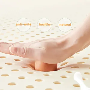 Caja Personalizada Logo Hogar Hotel Colchón <span class=keywords><strong>Topper</strong></span> China Malasia Tailandia <span class=keywords><strong>Talalay</strong></span> Colchón de Látex Natural Muebles Material - Product Image 2