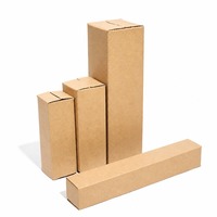 Boîtes en carton ondulé rectangulaires à 5 plis modèle KY-RSC030 personnalisées, cartons kraft à double paroi pour l'expédition de vêtements
