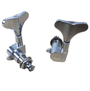 หมุดปรับแต่งอัลลอย<span class=keywords><strong>5</strong></span><span class=keywords><strong>สาย</strong></span>,เพลาคดเคี้ยวปิดอย่างเต็มที่เบสไฟฟ้าสีเงินสีดำ - Product Image 5