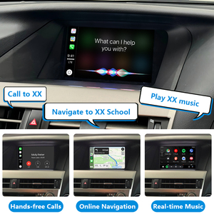 RX RX270 RX300 RX350 RX450H Kits de integración automática de Apple CarPlay y <span class=keywords><strong>Android</strong></span> inalámbricos OEM Navegación GPS para Lexus Car Play - Product Image 3