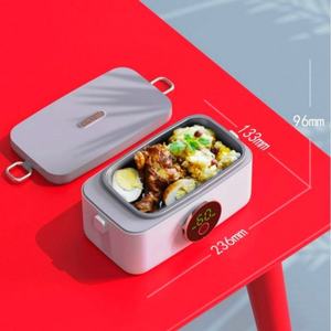 Hot Item Portable Rechargeable Stainless Steel Picnic <b>Box</b> Smart Temperature Control Electric <b>Lunch</b> <b>Box</b> <b>for</b> Picnics & <b>Office</b> Use - Product Image 3