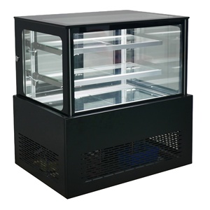 टेबल टॉप केक में बेकरी डिस्प्ले कैबिनेट छोटे चिलर को दिखाया गया - Product Image 1