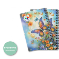 Cuaderno Espiral Personalizado ColorFly con Logotipo, Encuadernado Superior, Hojas Sueltas, Cubierta de Papel, 50/100 Hojas, Planificador Escolar y de Oficina de PP Colorido