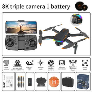 Drone F168 Noir Brushless avec Flux Optique, Évitement d'Obstacles, Caméra HD 4K, pour Débutants en Photographie Aérienne, Corps en Caoutchouc, 0.0g - Product Image 5