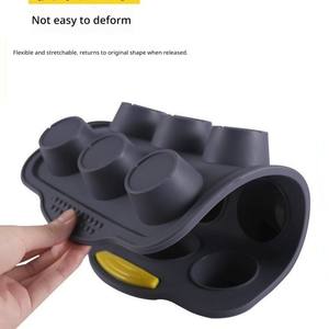 Plateaux <span class=keywords><strong>de</strong></span> cuisson robustes en acier au carbone <span class=keywords><strong>de</strong></span> qualité commerciale <span class=keywords><strong>de</strong></span> 8 pouces pour services <span class=keywords><strong>de</strong></span> restauration commerciale, revêtement antiadhésif facile à démouler - Product Image 5