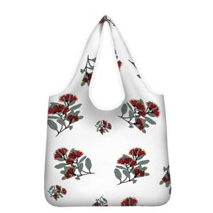 2024 sac fourre-tout durable pour dames tissu Polyester personnalisé réutilisable pliant Shopping <span class=keywords><strong>Hawaii</strong></span> imprimer <span class=keywords><strong>pas</strong></span> <span class=keywords><strong>cher</strong></span> sacs à main en gros - Product Image 3