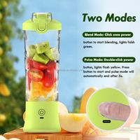 Mixeur Portable Rechargeable USB 600ML, Mini Blender Personnel Électrique, Presse-Agrumes, Gobelet pour Smoothies Glacés - Vente Flash