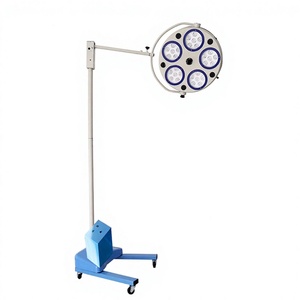 Lampe chirurgicale LED à 5 trous pour salle d'opération, lampe d'opération sur pied pour hôpital vétérinaire, électrique, certifiée CE - Product Image 1