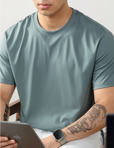 Camiseta de Algodón Mercerizado con Enfriamiento Personalizado, Unisex, Acabado con Doble Amoníaco Líquido, Estampado, Esencial de Verano, Premium, Suave, Vintage, Oversize - Product Image 2