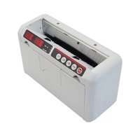 Compteur d'argent portable K-1000 Mini compteur de billets avec affichage à LED Machine de comptage d'argent