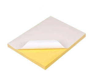 Papel Offset Sin Madera de Buena Calidad, Papel Glassine Amarillo, Papel Autoadhesivo de Vinilo para Etiquetas de Embalaje - Product Image 1