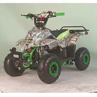 Quad 4 roues CE 110cc avec éclairage LED, gros pneus 19"/18", pack usine