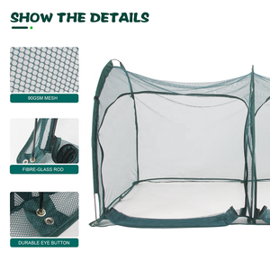 Flexible Net <strong>Grow</strong> <strong>Tunnel</strong> - Garden Greenhouse Mesh Cover <strong>Grow</strong> House Cloche for Protecting Fruit Vegetables Plants Cultivation - Product Image 3