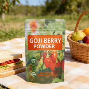 Polvo de Bayas de Goji Orgánico OEM Sin Rellenos, Sin OMG, Vegano, para Mezclas de Bebidas, Smoothies y Elaboración de Alimentos Funcionales - Product Image 4