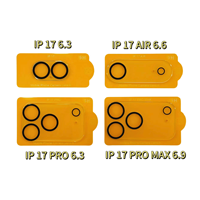 Verre de protection d'objectif de caméra de téléphone portable à couverture complète anti-rayures pour Iphone 17 Air 16 15 14 Plus 13 12 11 Pro Max