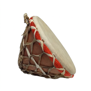 Tambour Nagada indien traditionnel professionnel, instrument de musique de percussion folklorique, finition en bois poli haute résistance, respectueux de l'environnement - Product Image 1