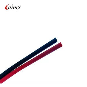 Premium Quality 2x1.5mm 14AWG/12AWG Black&Red/Transparent Flat <b>Speaker</b> Cable - Product Image 5