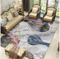 Anpassbare Farbverlauf voller Teppich Home Schlafzimmer Bett moderne Polyester Neuheit Muster Living Sofa Tür Schlafzimmer Boden matte